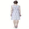 Radiation Safe- Comfortable Contrasting Lace Maternity Dress - Image 3
