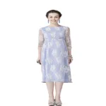 Radiation Safe- Comfortable Contrasting Lace Maternity Dress