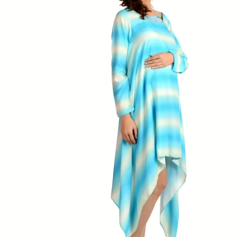 Radiation Safe-House of Napius- Long dress with Assymmetrical  bottom