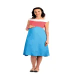 Radiation Safe-House Of Napius Maternity Blue Knee length dress