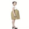 Radiation Safe-House of Napius-Aline Yellow Knee Length Flowing Dress - Image 2