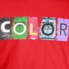 One Summer Men's Round Neck T-Shirt  Color Red - Image 3