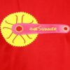 One Summer Men's Round Neck T-Shirt Cycle Red - Image 2
