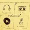 One Summer Men's Round Neck T-Shirt  Music Yellow - Image 2