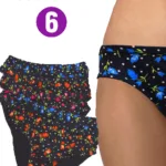 Value Pack of 6 Floral Print Brief