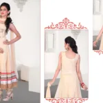 Pazaar Kaanchi Papaya-Whip Yellow Embroidered Anarkali Salwar Kameez
