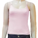 Pink Camisole with Adjustable Shoulder Straps