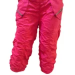 Pink Knee Length Cotton Capri