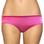 Hello You -Pink & White Organic Cotton Stripe Panty