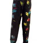 Black Flower Print Afghani Pajama