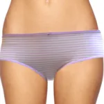 Hello You- Purple & White Organic Cotton Stripe Panty