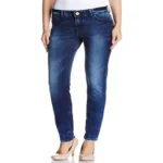 Skinny Fit Dark Blue Women Jeans