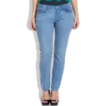 Blue Women Skinny Fit Jeans