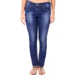 Dark Blue Slim Fit Women Jeans
