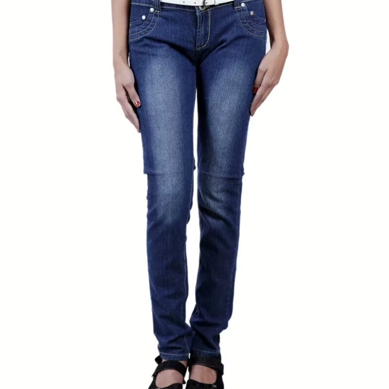 Blue Skinny Fit Women Jeans