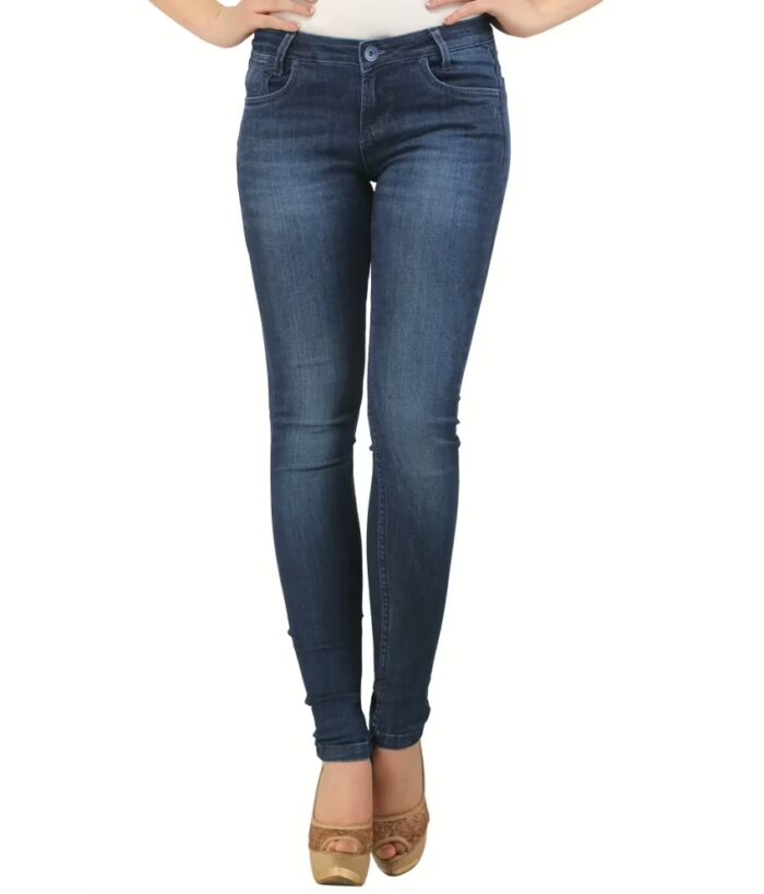Slim Fit Women Blue Jeans