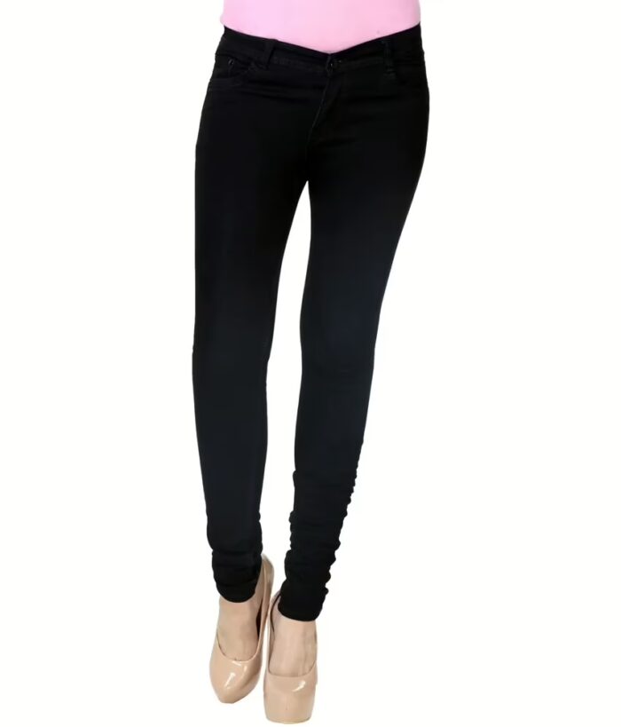 Black Skinny Fit Women Jeans