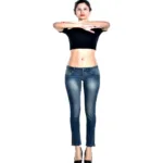 Blue Stretchable Slim Fit Jeans