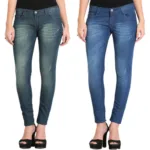 Pack Of 2 Stretchable Slim Fit Jeans