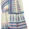 Cotton Bazaar White Cotton Printed Saree - Image 2