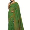 Cotton Bazaar Green Cotton Print Saree - Image 3