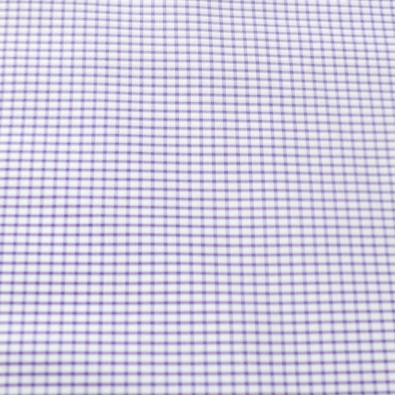 Raymond-Purple Cool Check Shirt Fabric