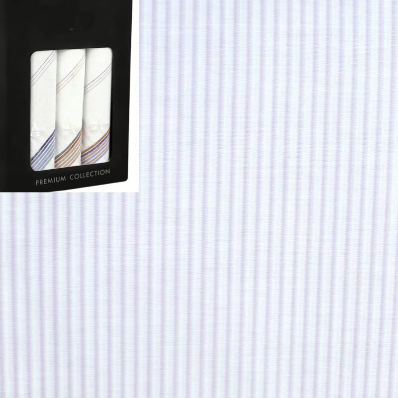 Raymond Purple Lining Shirting Fabric With Free Handkerchief