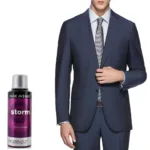 Raymond - Plain Premium Navy  Suit Fabric Free Deo