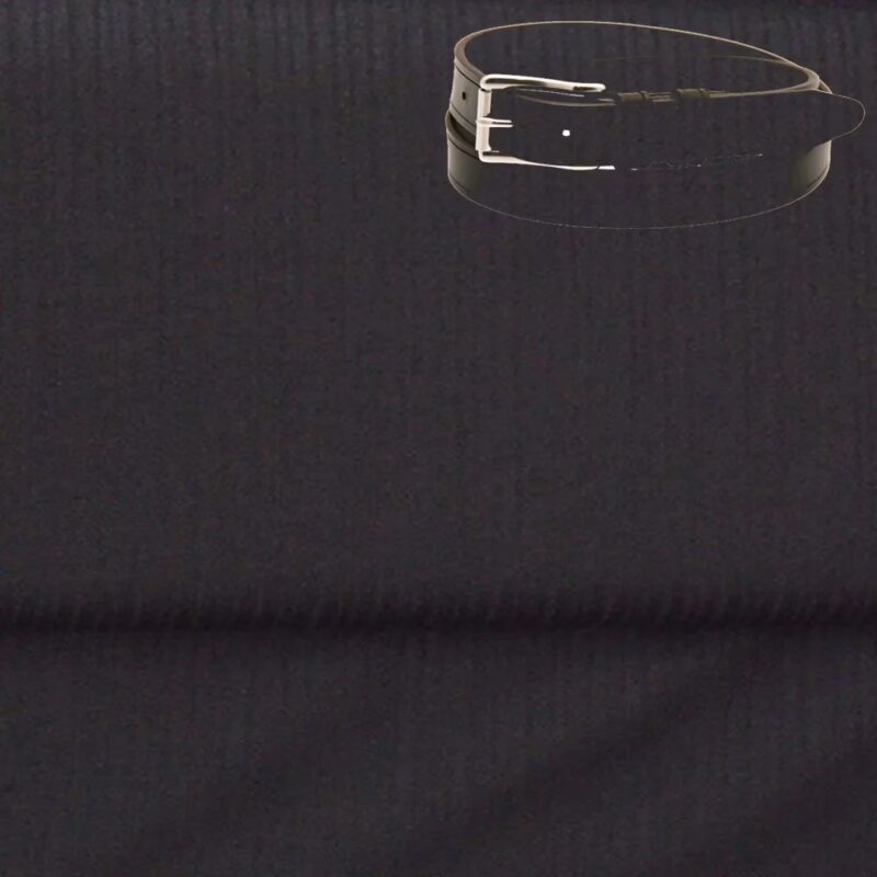 Raymond Plain Black Trouser Fabric With Free Belt