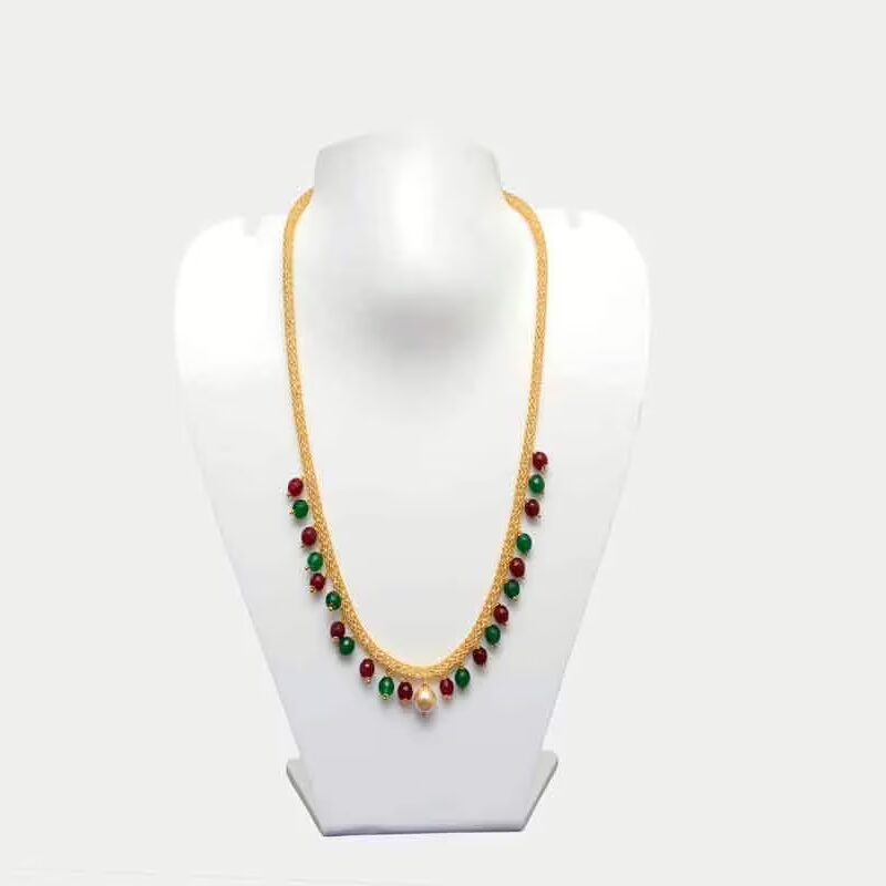 RK Gold & Multi Color Neck lace