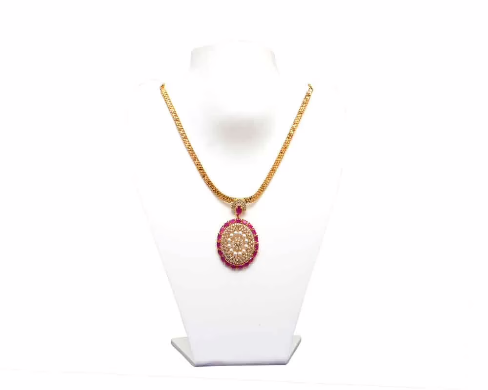 RK Gold & Multi color Necklace