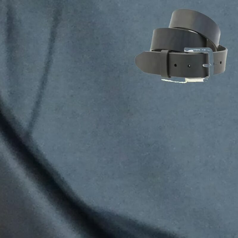 Raymond-Premium Plain Bluish Grey Trouser Fabric Free Belt