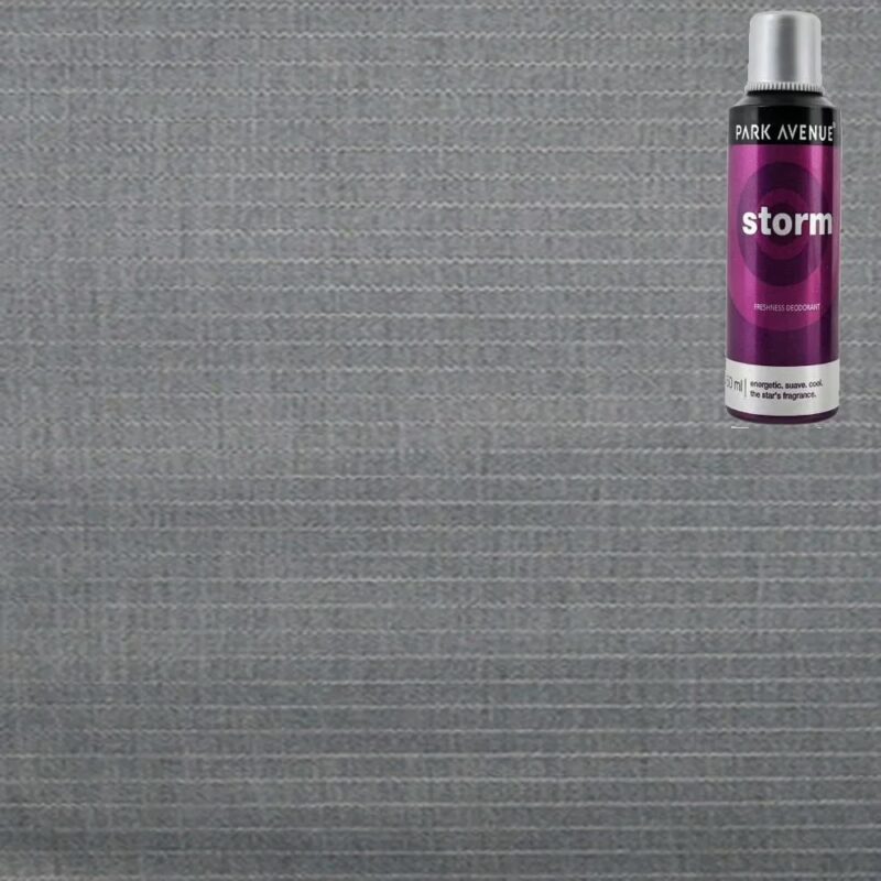 Raymond White Chalk Stripes Light Grey Suit Fabric Free Deo