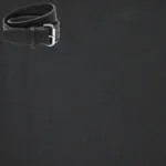 Raymond Black Woollen Blended Trouser Fabric Free Belt