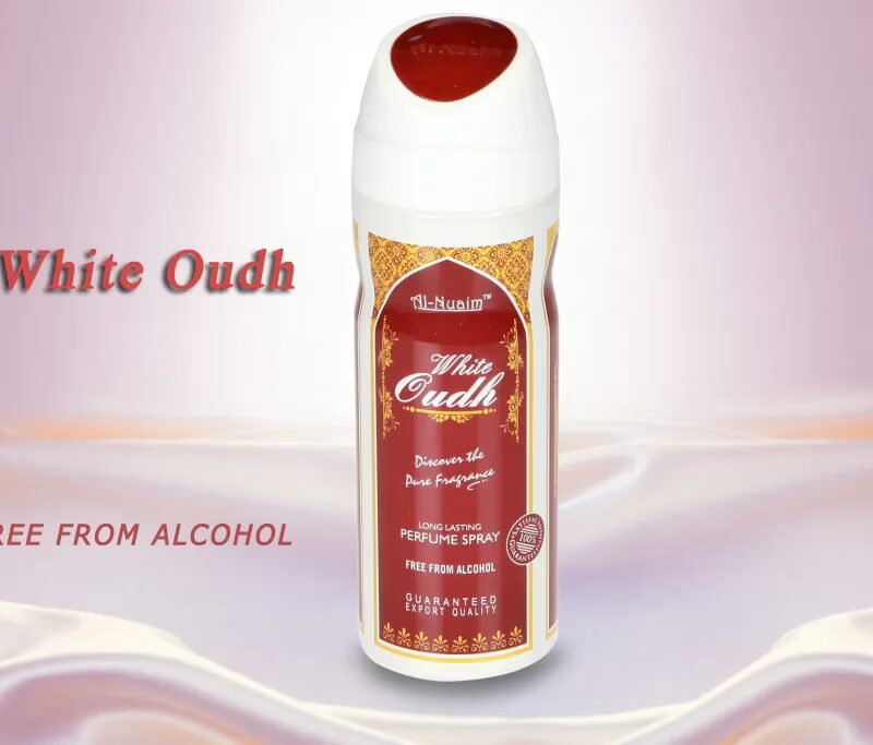 Al Nuaim White OUDH 200ML Perfume Deodorant