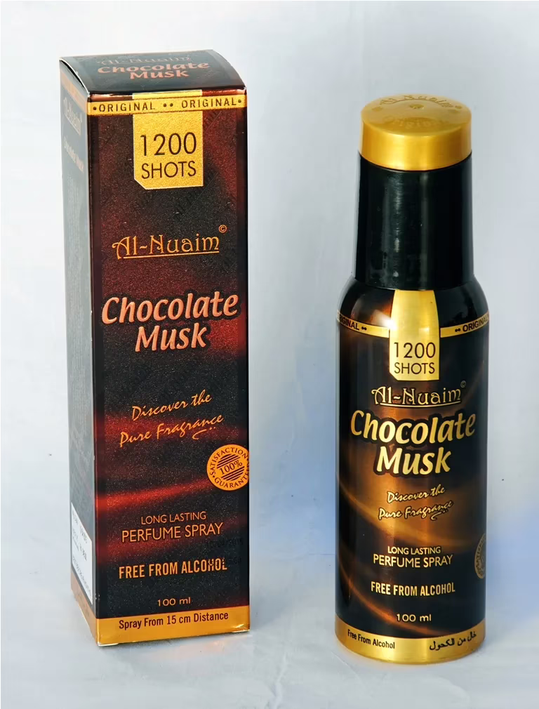 Al Nuaim Chocolate Musk 100ML 1200 Shots Perfume