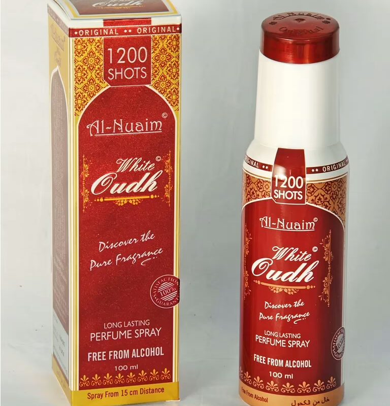 Al Nuaim  White  oudh 100ML 1200 Shots Perfume
