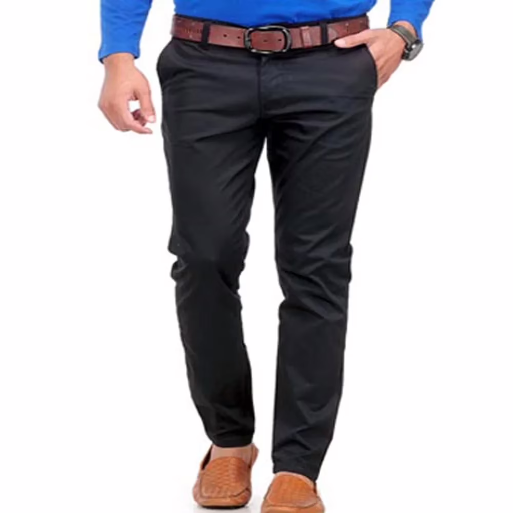 Seasons Balloon Fit Black chinos