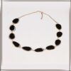 Pazaar Black and Golden Metal Festival Necklace - Image 2