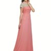 Raas Prêt Classy Pastel Pink Crepe Maxi Dress - Image 5