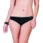 Alluring Black Lacy Side Bow Brief