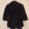 Attitude Traditional Flared Wool Blend Black Coat - Image 2