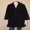 Attitude Traditional Flared Wool Blend Black Coat - Image 4