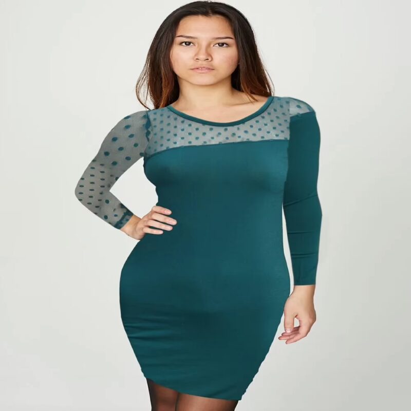 Remanika Aqua Green One-Piece Dress