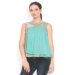 Remanika Multi Printed Thread Work Top