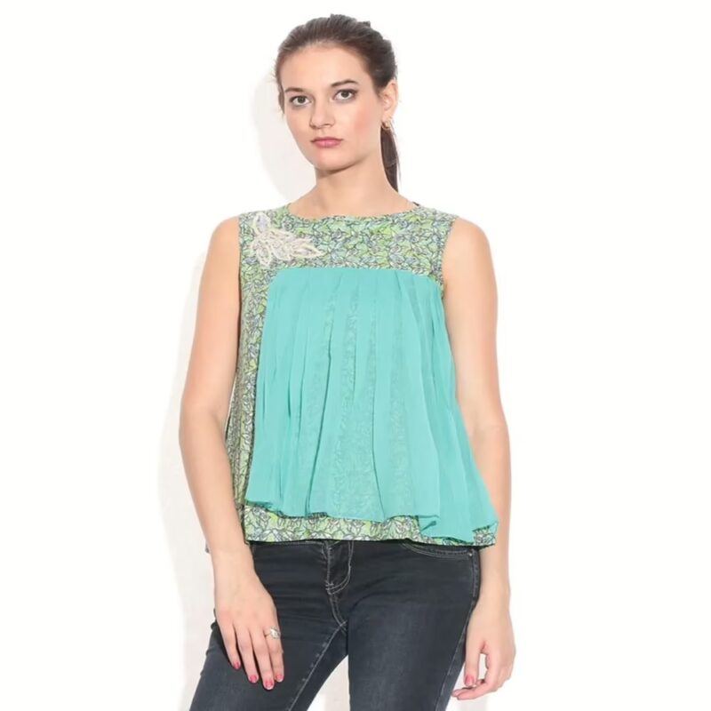 Remanika Multi Printed Thread Work Top