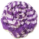 Beautifull Purple Viscose Blend Stripe Dupatta