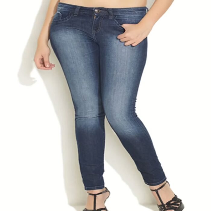 Benetton-Stylish Light Blue Low Waist Skinny Fit Jeans