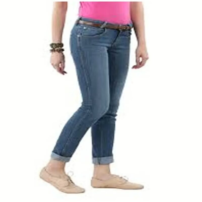 Benetton-Stylish Blue Regular Fit Jeans