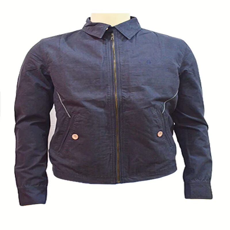 Benetton-Zippy Front Pocket Blue Jacket